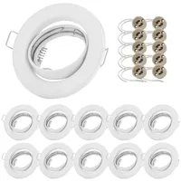 Sweet Led Einbaustrahler GU10 10er Set – Schwenkbare Deckenspots