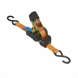 Spanngurt mit Ratsche und 2 Haken  - automatisch