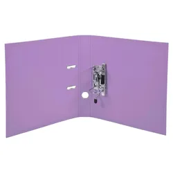Exacompta 53507E 10x Ordner aus PVC mit 2 Ringen, Rücken 50mm, 32x29cm für DIN A4 MAXI - Flieder
