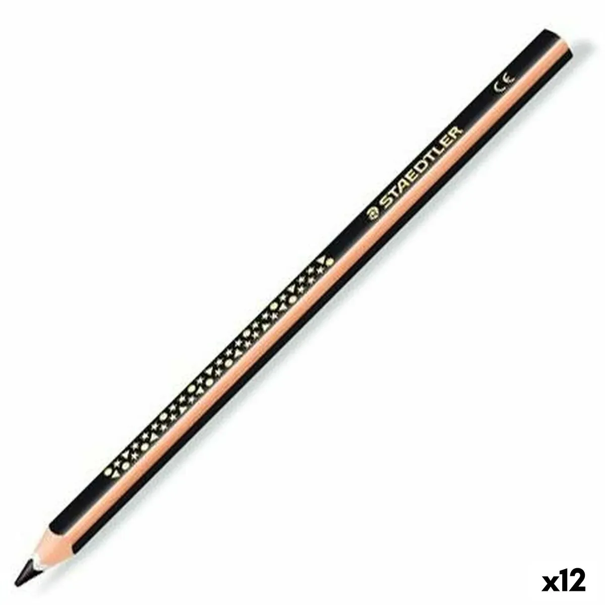 Staedtler Jumbo Noris Buntstifte Schwarz (12 Einheiten)