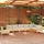 vidaXL Garten-Lounge-Set 8-tlg. creme Massivholz Kiefer