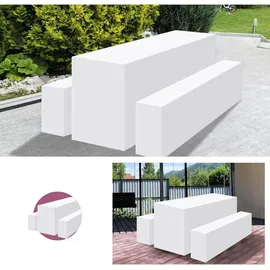 luxuskollektion Elastische Biertischhussen Bierbankhusse, Tischdecken-Set 3tlg. 50cm