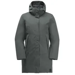 Jack Wolfskin Damen Salier Wintermantel - L - slate green