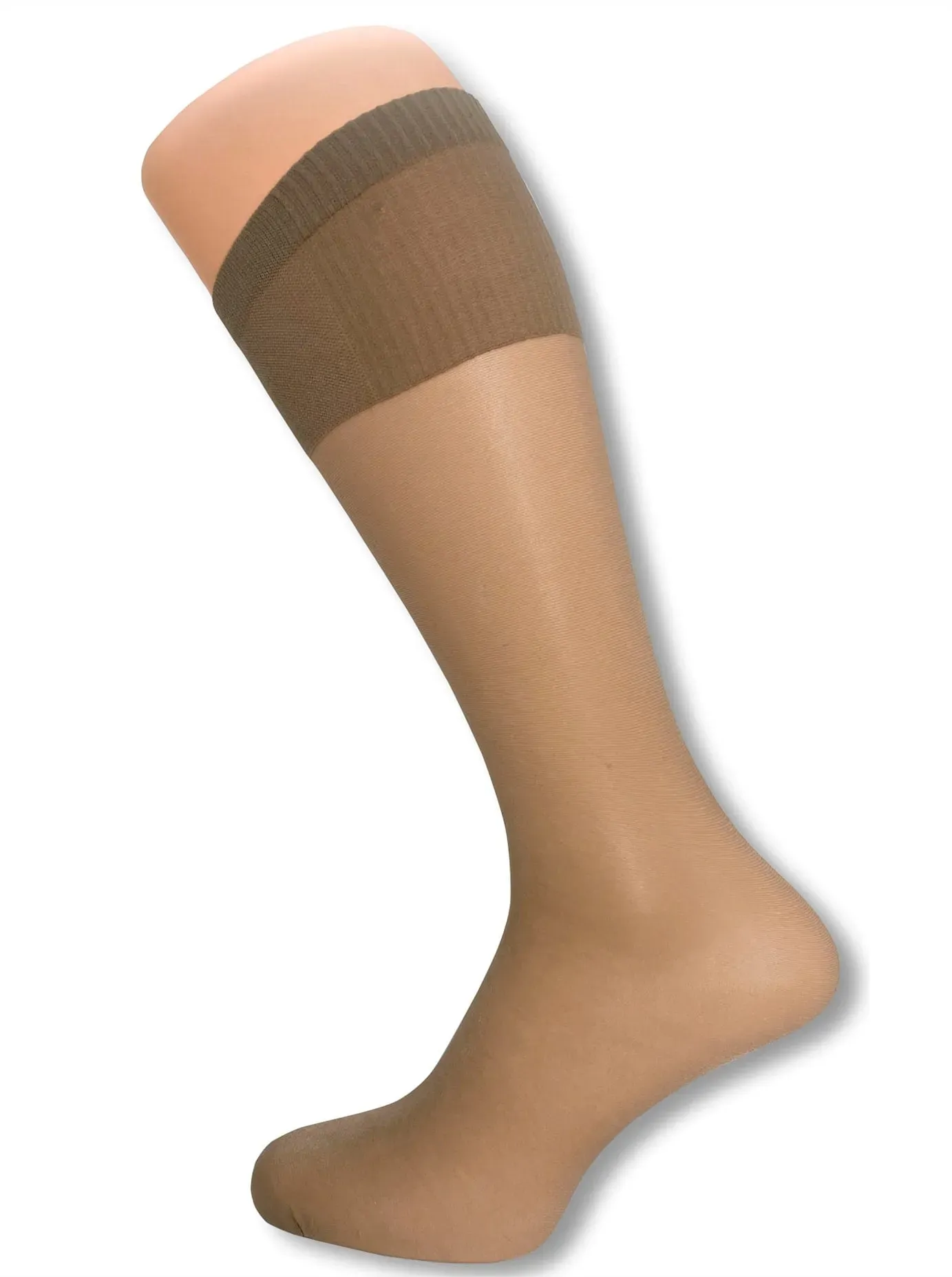 Strümpfe, Damen, beige, 94% Polyamid, 6% Elasthan, Socken