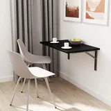 mikon 70x60 | Wandklapptisch Klapptisch Wandtisch Küchentisch Schreibtisch Kindertisch | SCHWARZ