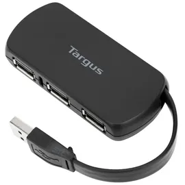 Targus USB-Hub, 4x USB-A 2.0, USB-A 2.0 [Stecker] (ACH114EU)