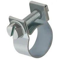 Riegler Spannbackenschelle, Stahl glanzverzinkt (W1), Nenn-Ã ̧ 14 mm,