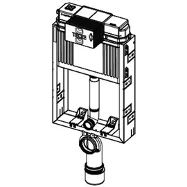 TECE TECEbox WC-Modul mit Uni-Spülkasten, Bauhöhe 1060 mm