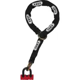 ABUS Granit Power XS 67 10KS Black loop Kettenschloss - Schwarz/Rot + 10KS120 - Motorradschloss mit ABUS-Sicherheitslevel 16 - Rot