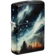 Zippo Sturmfeuerzeug - Clear Sky, 540°, Color Image - Nachfüllbar - Wiederverwendbar - Windfestes Design - Geschenkbox - Made in USA