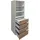 Hti-Living Highboard 50 x 40 x 161 cm Blau / Weiß