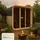 Artsauna Fasssauna Fjora 9 kW Ofen Glasfront