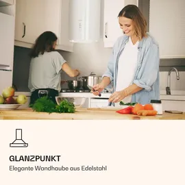 Klarstein Inselhaube 93 cm Weiß