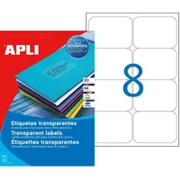 Agipa Wetterfeste Etiketten, 99,1 x 67,7 mm, transparent