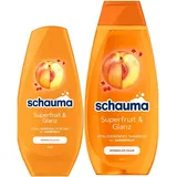 2tlg Schauma Superfruit & Glanz Shampoo | Spülung | Suprfruit vegan