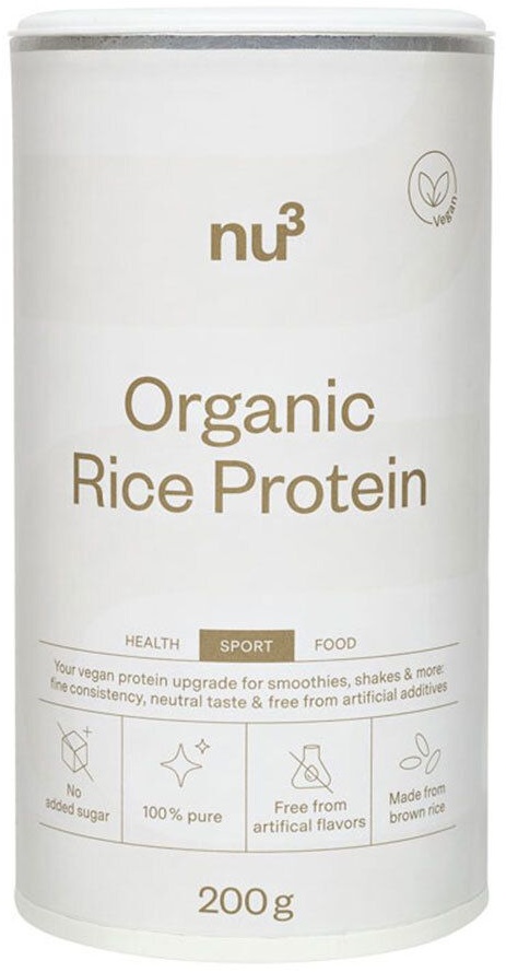 nu3 Protéine de riz bio 200 g Poudre