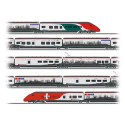 Märklin 39811 H0 Hochgeschwindigkeits-Triebzug RABe 501 Giruno