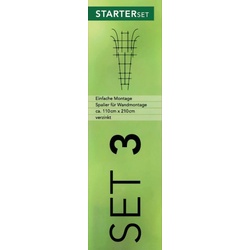 MIRA Rankensystem Rankhilfe - dreidimensional verwendbares Gitter Starter Set 3