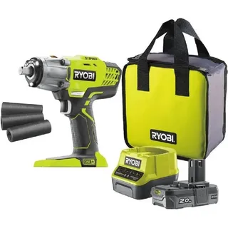 RYOBI Reifenwechsel-Set 18 V ONE+ inkl Akku & Ladegerät Akku-Schlagschrauber