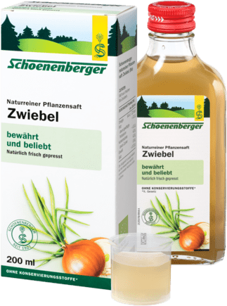 Schoenenberger Zwiebel, Naturreiner Pflanzensaft 200ml. Bio