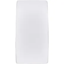 Meyco Baby Molton Spannbettlaken für Juniorbett (Spannbetttuch aus 100% Baumwolle mit PU-Unterschicht, wasserdicht & feuchtigkeitsabsorbierend, atmungsaktiv & bequem, Größe: 70 x 140 cm), White