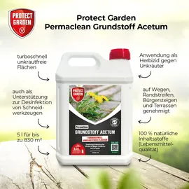 Protect Garden Permaclean Grundstoff Acetum, - 5 Liter