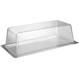 APS Tablett mit Deckel silber rechteckig 17,0 x 33,0 cm, 1 St.