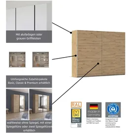 Rauch Drehtürenschrank KRONACH 175 x 210 x 59 cm Beige