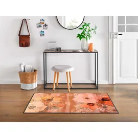 Wash+Dry by Kleen-Tex Fußmatte Retro Roses rechteckig, bunt