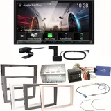 Kenwood DMX8021DABS CarPlay Einbauset für Opel Astra H Corsa D Zafira B Antara