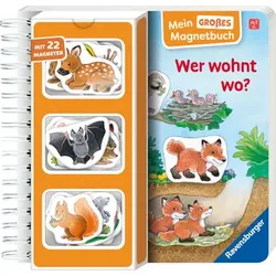 Ravensburger Mein großes Magnetbuch: Wer wohnt wo?