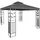 Spetebo Pavillon Ersatzdach 3 x 3 m Schwarz