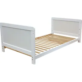 Micoland Kinderbett Juniorbett Beistellbett 3in1 weiß