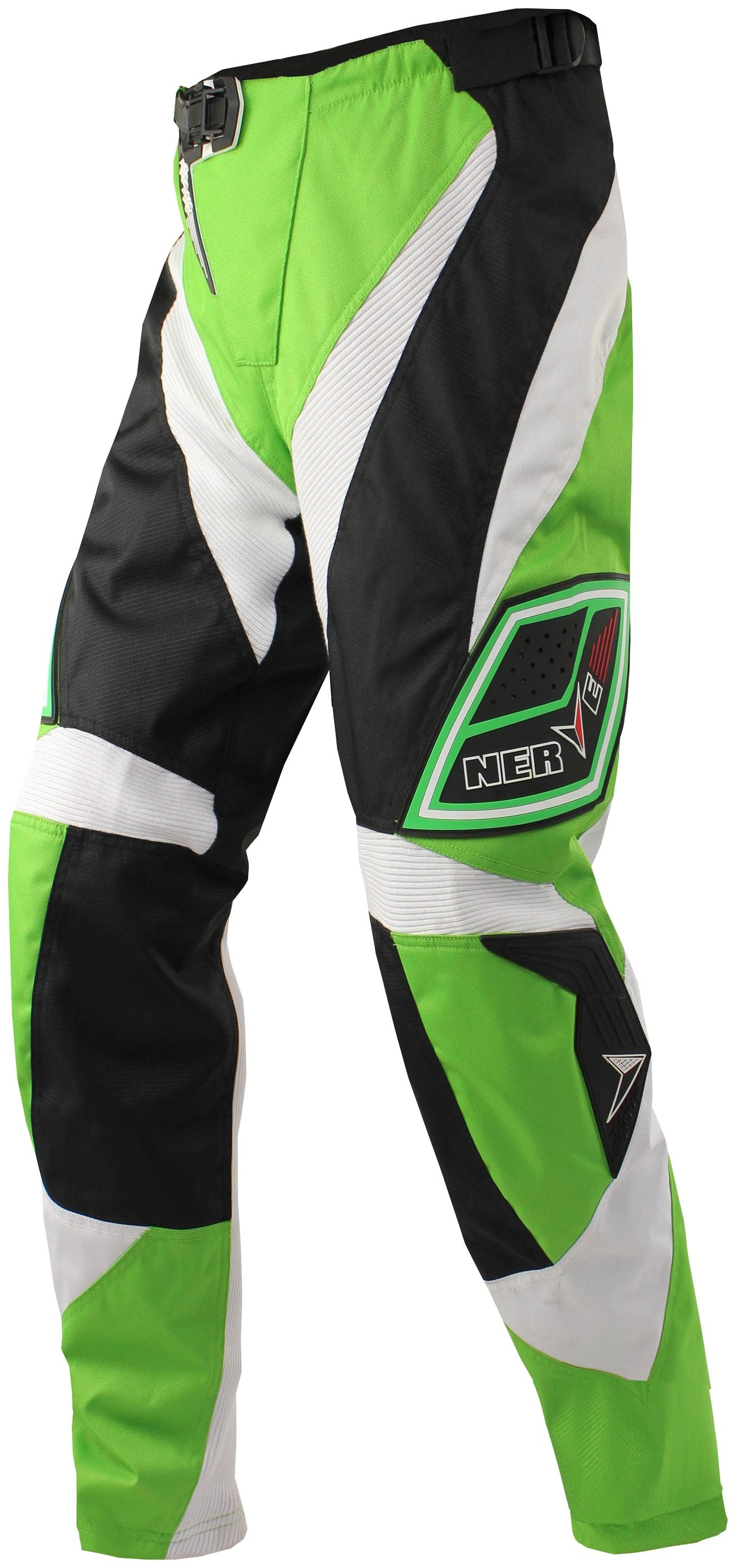 Motorradhose NERVE "Nerve Motocross" Hosen Gr. M, N-Gr, grün