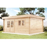 Alpholz Gartenhaus Spree-28B Pultdach 520x420cm natur (L1.1.00071.0)