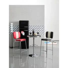 Möbel Boss Barhocker 40 x 110 x 38 cm Rot/Weiß