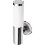 GTV Lighting Wandleuchte Edelstahloptik 330 mm IP54 1x E27