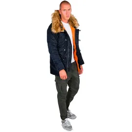 Alpha Industries N-3b Vf59 Mantel Rep.Blue 3XL