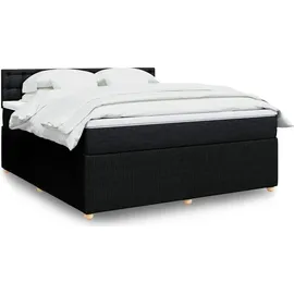 vidaXL Boxspringbett 180 x 200 cm Schwarz