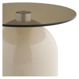 VCM ebuy24 Eckbord Solveig 40 x 40 cm) | Beige - Beige