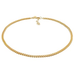 Elli PREMIUM Choker Panzerkette Basic Edel Klassik 925 Silber Gold Damen 
