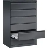 C+P Acurado Karteischrank 40 x 30 x 120 anthrazit