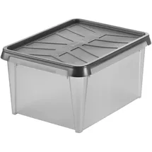SmartStore Dry Aufbewahrungsbox 40 x 30 x 20 cm 12-tlg. grau
