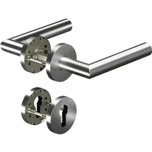 OGRO Feuerschutzgarnitur rund Aluminium grau/silber 8906/6501/6612