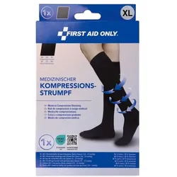 First Aid Only Kompressions-Strümpfe kniehoch Größe XL