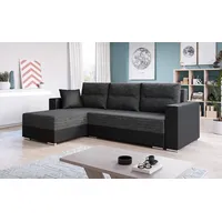 Sofa Couch Garnitur Sofagarnitur MIAMI mit Schlaffunktion Wohnlandschaft NEU - 263 cm X 90 cm X 162 cm