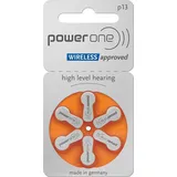 180 x Varta Power One Typ 13 Hörgerätebatterien 30 x 6er-Blister 1,45V Orange