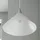 LINDBY Petra 1-flg. 40 cm rund weiß Glas
