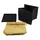 lycce Kallax Boxen Cordstoff 4er Set, faltbar, waschbarer Cordbezug senf