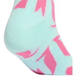 adidas Lionel Messi Print Socken 3er Pack Semi Flash Aqua/White/White 43-45